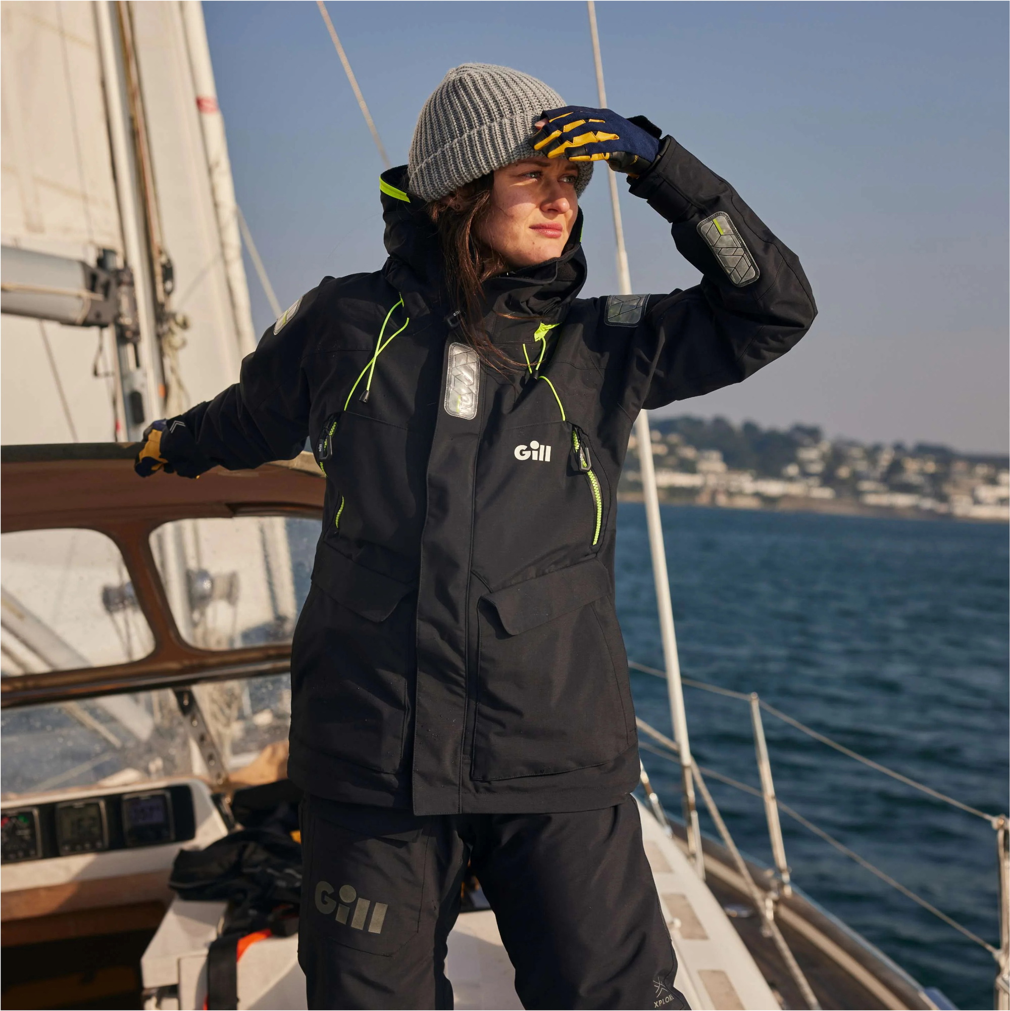 2026 Gill Womens OS2 Offshore Jacket OS26JW - Black